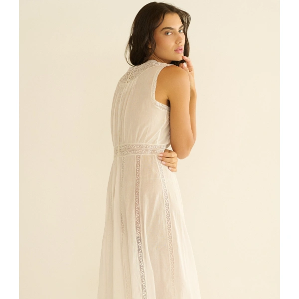 Doen Liviana Dress in Salt | Midi Dresses | Coveti, view 6