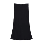 Doen Long Skirt Slip in Black | Maxi Skirts | Coveti