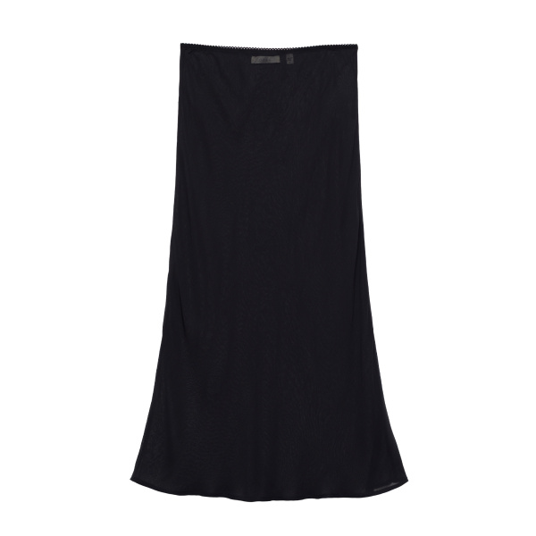Long Skirt Slip in Black