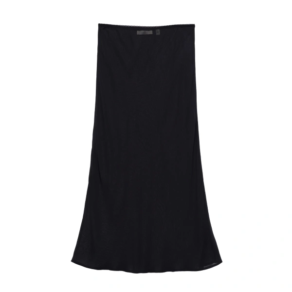 Long Skirt Slip in Black