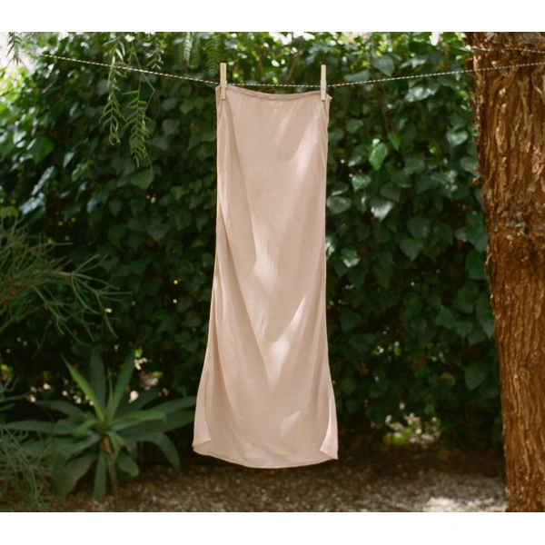 Doen Long Skirt Slip in Conch | Maxi Skirts | Coveti, view 2