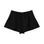 Doen Loren Linen Short in Black | Shorts | Coveti