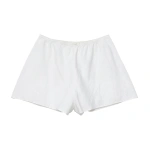 Doen Loren Linen Short in Salt | Shorts | Coveti