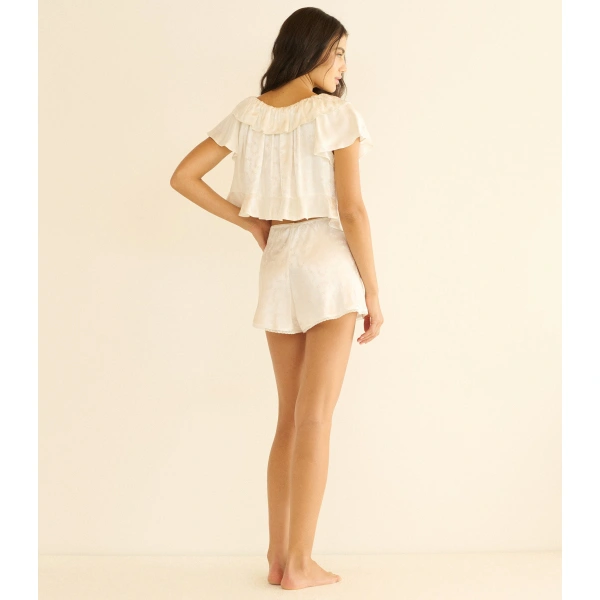 Doen Loren Short in Salt | Shorts | Coveti, view 3
