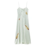 Doen Lorraine Dress in Eucalyptus | Maxi Dresses | Coveti