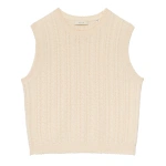 Doen Louden Cashmere Cable Top in Dogwood | Sweaters | Coveti