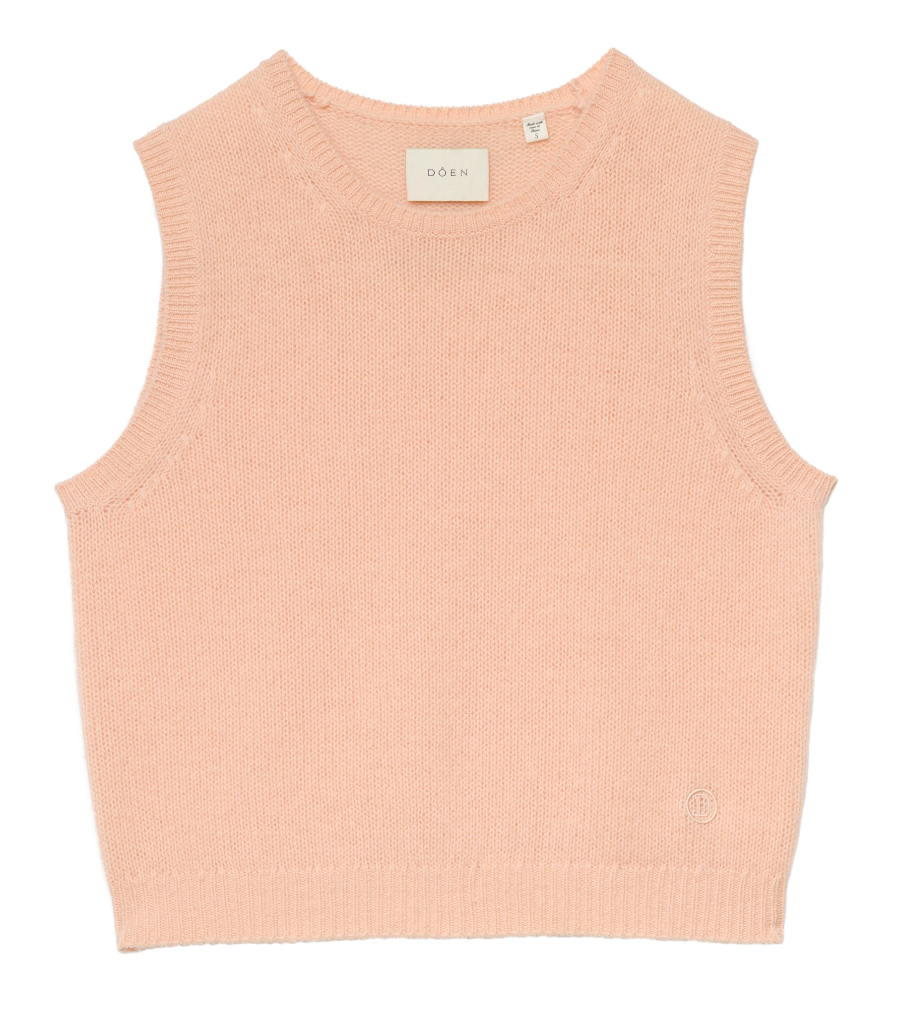 Doen Louden Cashmere Top in Light Peach Sorbet Doen Louden Cashmere Top in Light Peach Sorbet | Sweaters | Coveti