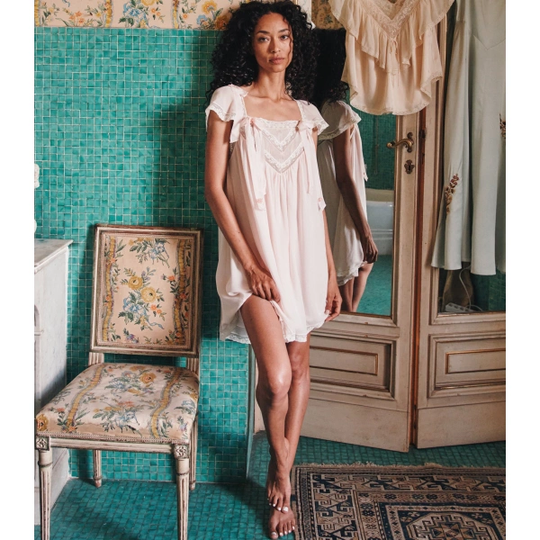 Doen Maevie Dress in Rosebud | Midi Dresses | Coveti, view 3
