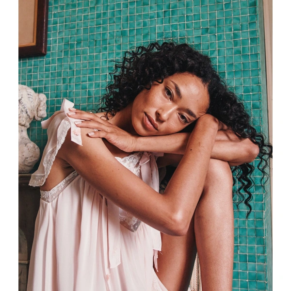 Doen Maevie Dress in Rosebud | Midi Dresses | Coveti, view 5