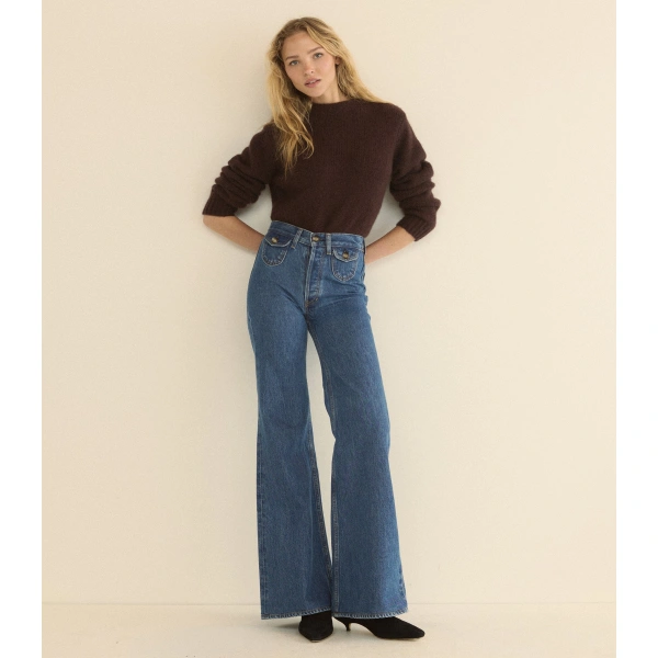 Doen Maire Sweater in Red Umber | Sweaters | Coveti, view 5