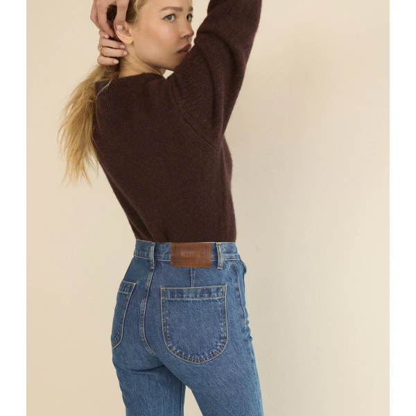 Doen Maire Sweater in Red Umber | Sweaters | Coveti, view 6