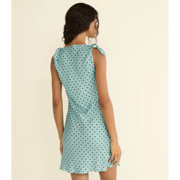 Doen Maltina Dress in Lérins Foulard | Mini Dresses | Coveti, view 4