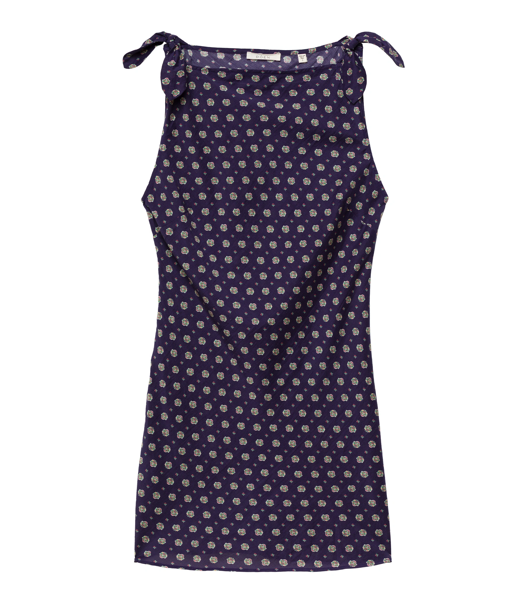 Doen Maltina Dress in Navy Cadiz Foulard Doen Maltina Dress in Navy Cadiz Foulard | Mini Dresses | Coveti