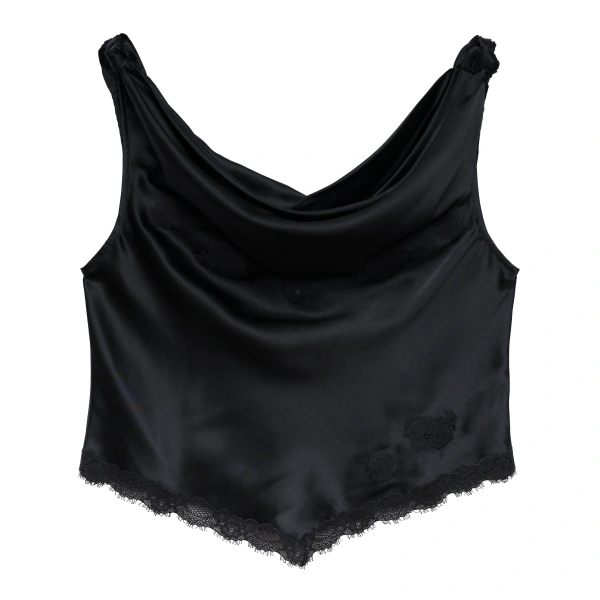 Doen Manon Top in Black | Blouses | Coveti