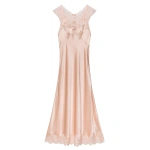 Doen Marcelle Dress in Peach Sorbet | Midi Dresses | Coveti