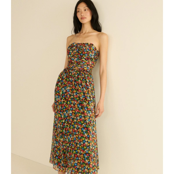 Doen Marguerite Dress in Begonia Blossom | Maxi Dresses | Coveti, view 2