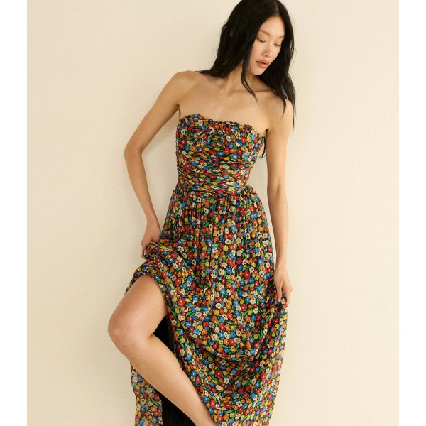 Doen Marguerite Dress in Begonia Blossom | Maxi Dresses | Coveti, view 3
