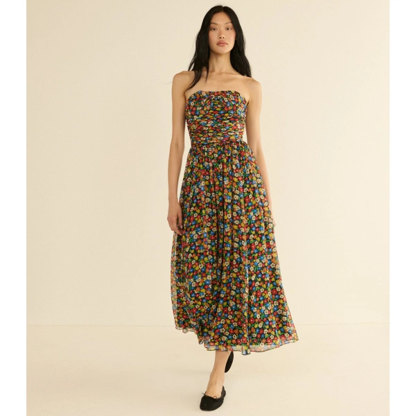 Doen Marguerite Dress in Begonia Blossom | Maxi Dresses | Coveti, view 4