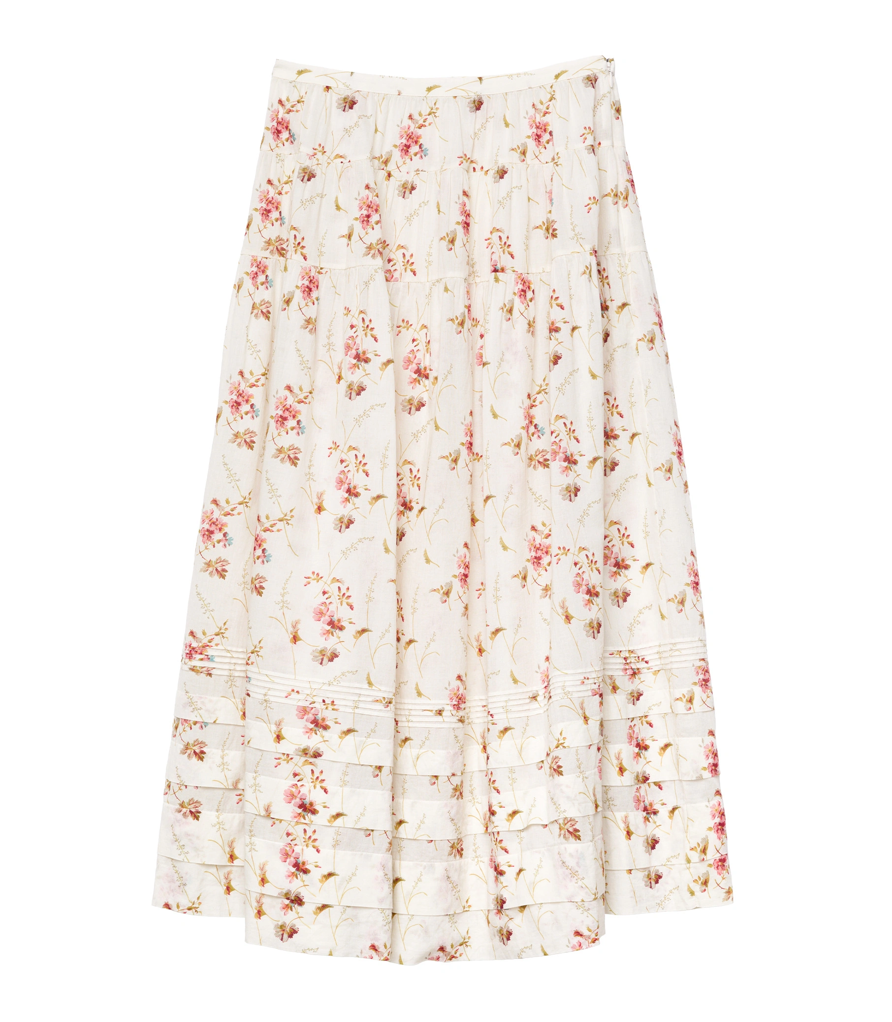 Doen Marie Skirt in Blanc Prairie Rose Doen Marie Skirt in Blanc Prairie Rose | Maxi Skirts | Coveti