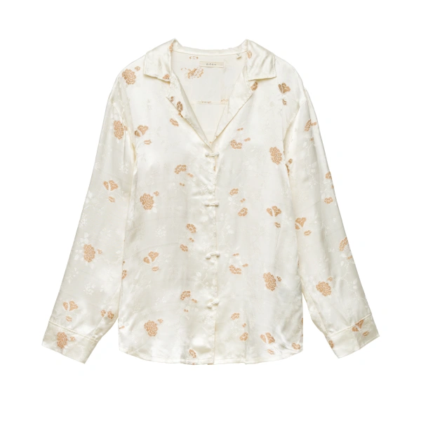 Doen Maurise Top in Fresco Tappezzeria Jacquard | Blouses | Coveti