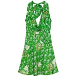Doen Mazarin Mini Dress in Emerald Hollyhock Hills | Mini Dresses | Coveti