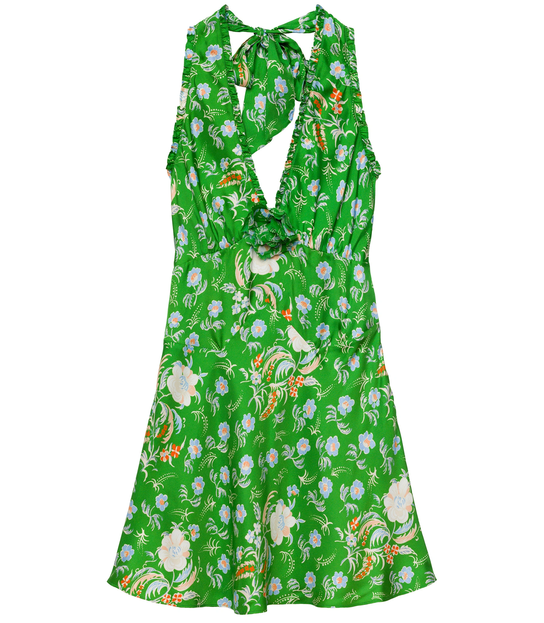 Doen Mazarin Mini Dress in Emerald Hollyhock Hills Doen Mazarin Mini Dress in Emerald Hollyhock Hills | Mini Dresses | Coveti