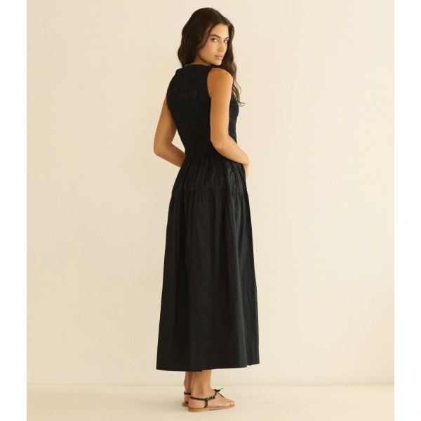 Doen Melie Dress in Black | Maxi Dresses | Coveti, view 6