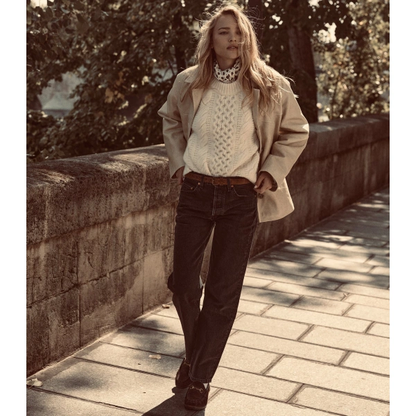 Doen Miller Jean in Coal Black Wash | Jeans | Coveti, view 2