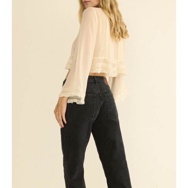 Doen Miller Jean in Coal Black Wash | Jeans | Coveti, view 5
