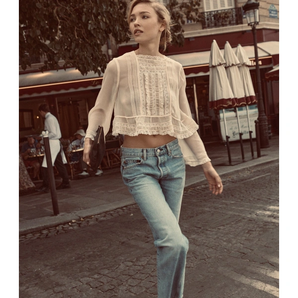 Doen Miller Jean in Nantes Light Wash | Jeans | Coveti, view 2