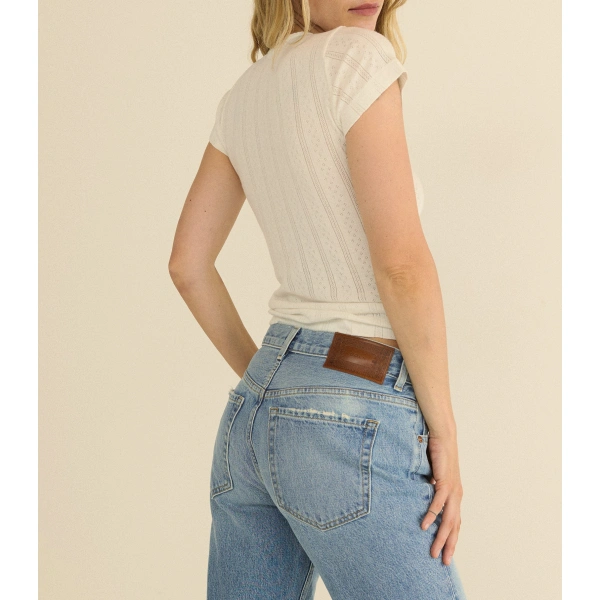 Doen Miller Jean in Nantes Light Wash | Jeans | Coveti, view 6