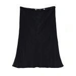 Doen Mini Skirt Slip in Black | Mini Skirts | Coveti