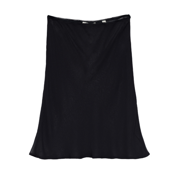 Mini Skirt Slip in Black