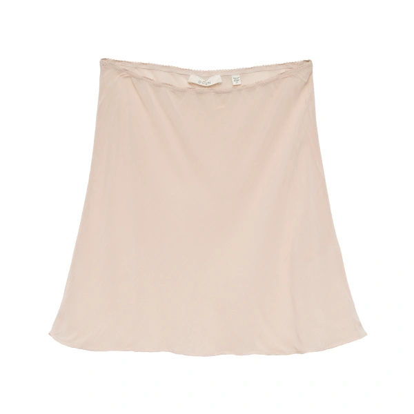Doen Mini Skirt Slip in Conch | Mini Skirts | Coveti