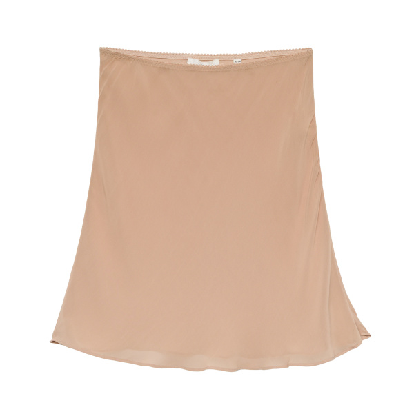 Mini Skirt Slip in Sand Dollar