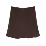 Doen Mini Skirt Slip in Umber | Mini Skirts | Coveti