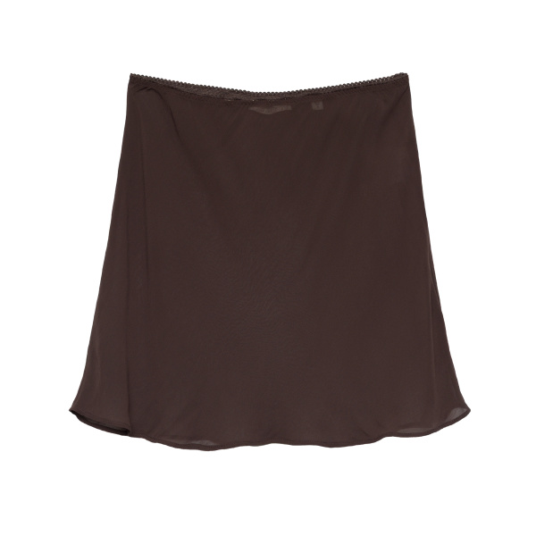 Mini Skirt Slip in Umber