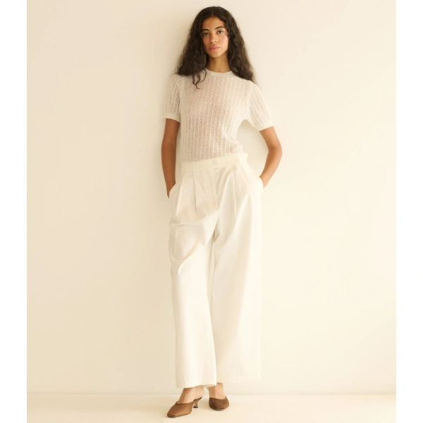 Doen Monica Sweater in Ivory | Sweaters | Coveti, view 4