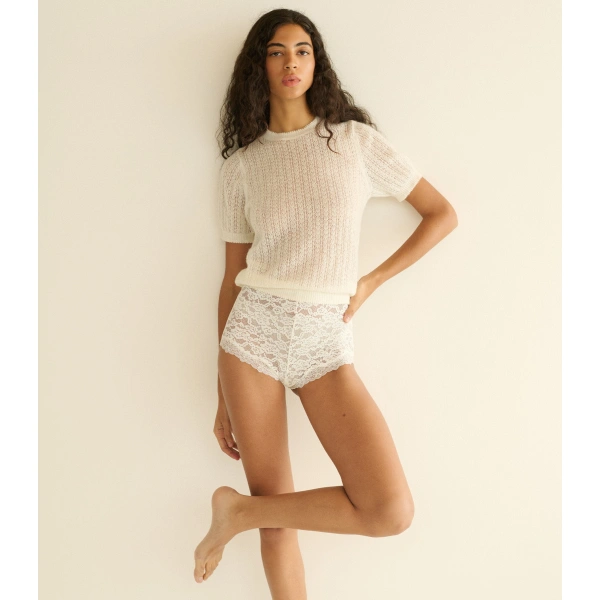 Doen Monica Sweater in Ivory | Sweaters | Coveti, view 6