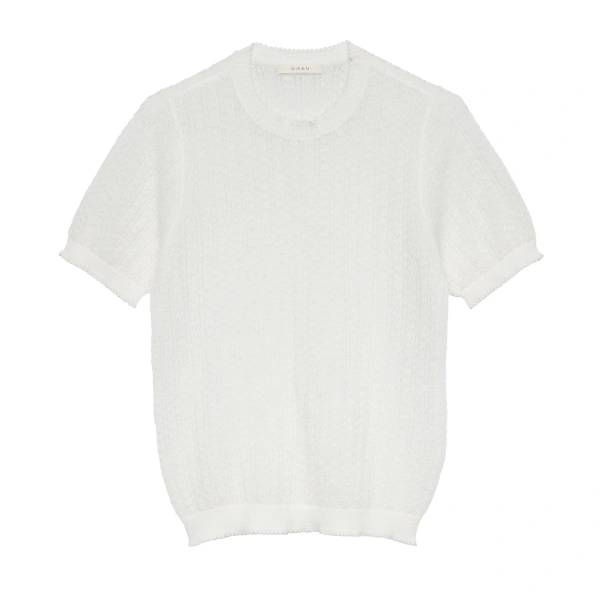 Doen Monica Sweater in Ivory | Sweaters | Coveti