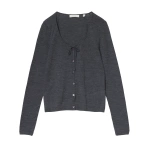 Doen Naida Cardigan in Charcoal Grey | Cardigans | Coveti
