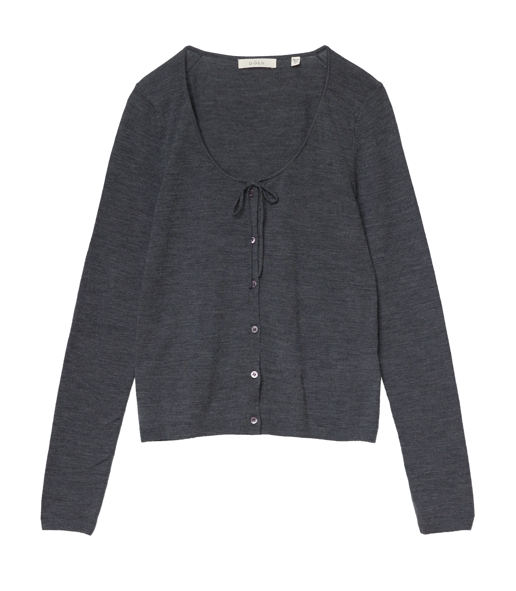 Doen Naida Cardigan in Charcoal Grey Doen Naida Cardigan in Charcoal Grey | Cardigans | Coveti