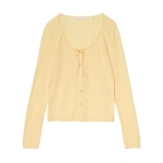 Doen Naida Cardigan in Citrone | Cardigans | Coveti