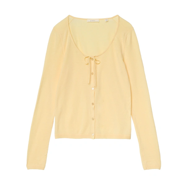 Doen Naida Cardigan in Citrone | Cardigans | Coveti