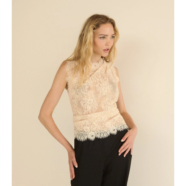 Doen Nailah Top in Candlelight | Blouses | Coveti, view 6