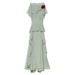 Doen Nelida Dress in Green Jasper | Midi Dresses | Coveti