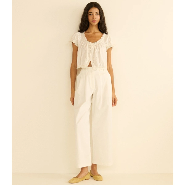 Doen Nera Top in Salt | Blouses | Coveti, view 5