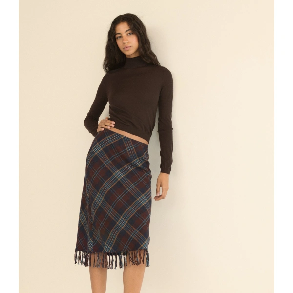 Doen Neroni Turtleneck in Equestrian Brown | Turtlenecks | Coveti, view 5