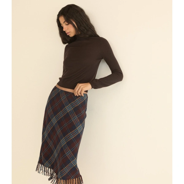 Doen Neroni Turtleneck in Equestrian Brown | Turtlenecks | Coveti, view 6
