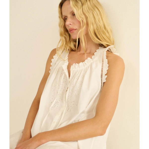 Doen Nessie Dress in Salt | Midi Dresses | Coveti, view 6